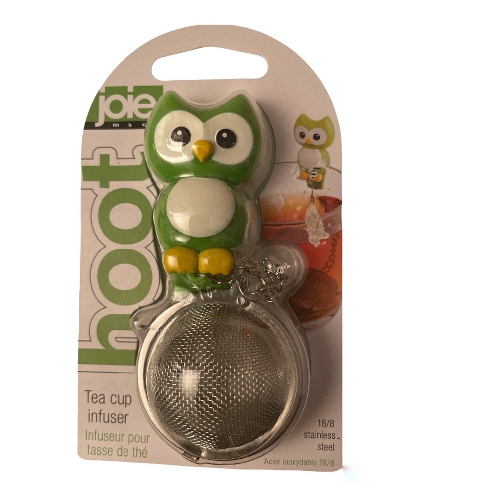 Tea Infuser Owl Stainless Steel Green Cartoon Sweet Owl